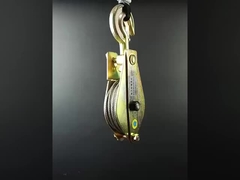 10KN أدوات إقامة البرج ثلاث عجلات فولاذية رفع معالجة إطار فولاذي مغلف