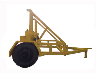 شراء 3T - 10T الثقيلة تعليق كابل طبل بكرة الناقل مقطورة / أدوات الكابلات تحت الأرض online manufacture