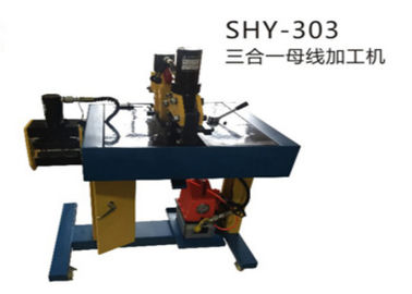 شراء شي-303 متعددة الوظائف الهيدروليكية شريط حافلة آلة المعالج لقطع، واللكم والانحناء online manufacture