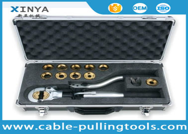 شراء 60 KN الناتج دليل الهيدروليكية كابل العروة أداة العقص مع صمام الأمان online manufacture