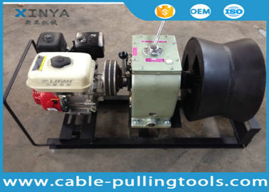 شراء 3 طن كابلات الطبل آلة سحب ونش مع البنزين قوة المحرك online manufacture