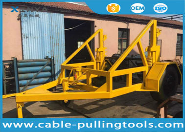 شراء 3T - 10T الثقيلة كابل تعليق طبل مقطورة بكرة الناقل للكابل سحب online manufacture