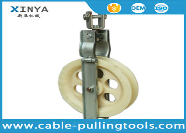 شراء الرول نوع 15KN Swive العين كابل بكرة مع نايلون عجلة 200 * 60MM online manufacture