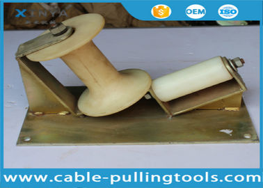 شراء 10KN ركن كابل سحب الأسطوانة مع نايلون عجلة للحصول على كابل سحب online manufacture