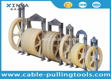 شراء 660mm القطر المجمعة موصل بكرة التوتير كتلة بكرة مع عجلة النايلون online manufacture