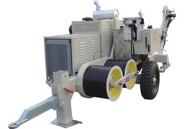 شراء سا-YQ90 90KN الصلب كابل الشد الهيدروليكية مجتذب مع محرك الديزل online manufacture