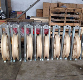 شراء الألياف البصرية كابل خط أدوات البناء الأساسية قطر كبير φ660x100mm التوتير كتل البكرة online manufacture