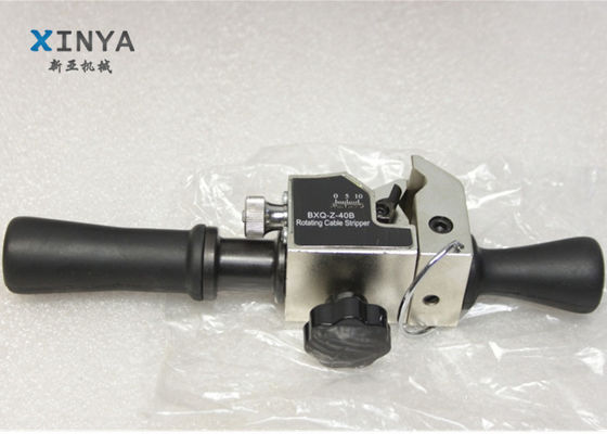 شراء BXQ-Z-40B 14-40mm قابل للتعديل محول كابل Stripper مع عمق 6mm نهاية Stripping وخفيفة الوزن 1.04kg تصميم online manufacture