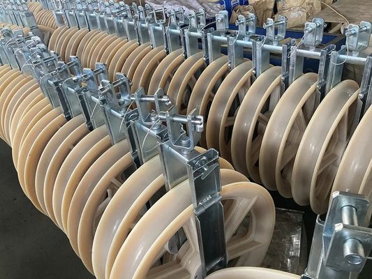 شراء 822 ملم قطر كبير الكابل الثقيل مع عجلة النيلون لبناء الخط الجوي online manufacture