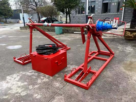 شراء SIPZ-7H Hydraulic Cable Drum Jack with 7T Capacity 2000 N.M Brake Force and 45 RPM Rotation Speed for Heavy-Duty Transmission Line String online manufacture