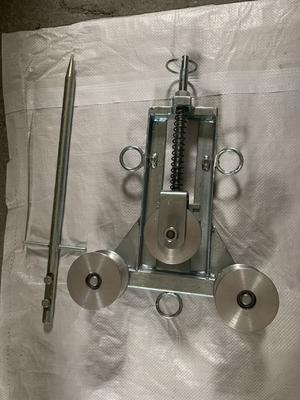 شراء Three-Wheel Grounding Pulley Block with 60-75mm Aluminum Pulley for Line Transmission Stringing online manufacture