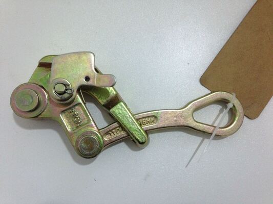 شراء Heavy-Duty 2-Ton Cable Pulling Clamp with Anti-Slip Serrated Jaws for 4-22mm Wire Ropes online manufacture