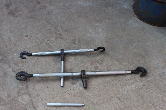 شراء 2 طن الجهد الثقيل سلك الحبل التوتر مع تصميم خطاف مزدوج ودوران قابل للتعديل لتشديد الكابل online manufacture