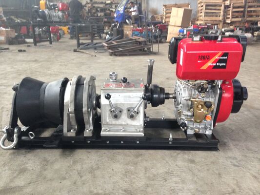شراء 5 Ton Capacity Diesel-Powered Cable Winch Puller with High-Speed Operation for Transmission Line Installation online manufacture