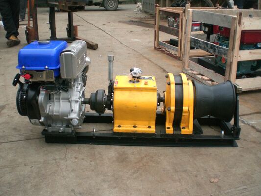 شراء 5-Ton Gasoline-Powered Cable Winch Puller with Fast Line Speed for Heavy-Duty Wire Pulling online manufacture