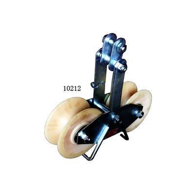 شراء Double Sheave Stringing Block with 25 KN Rated Load and MC Nylon or Aluminum Sheaves for Smooth Ball-Bearing Operation online manufacture