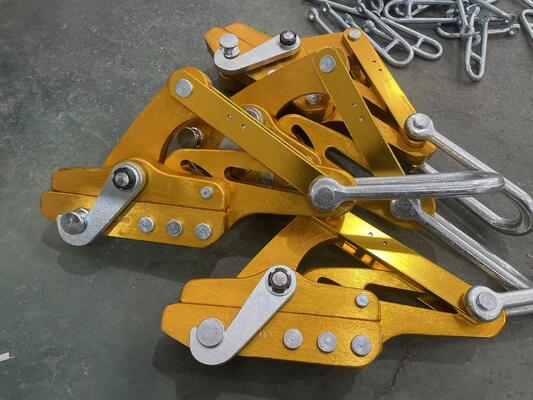 شراء 8 ′′ 20mm 16 ′′ 25kN سبيكة الألومنيوم تأتي على طول مشبك لتثبيت خط الطاقة OPGW online manufacture