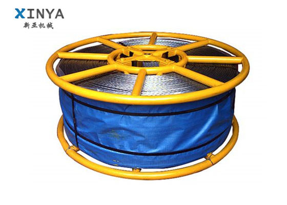 حبل أسلاك الفولاذ المغلف مع تصميم مضاد للتواء والنسيج عالي القوة لتطبيقات العمل الثقيل