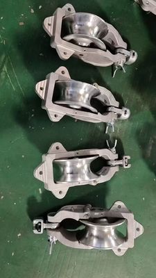 7 بوصة عالية القوة عجلة عجلة كابل عجلة مع إطار الفولاذ الثقيل والطقس والكتل المقاومة للتآكل