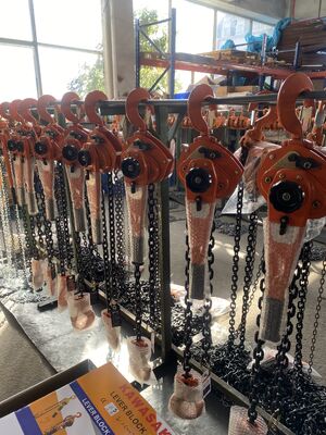 1.5m اليدوي رافعة سلسلة رفع 1 طن السعة الثقيلة اليدية سحب أداة رفع للبرمجيات الصناعية