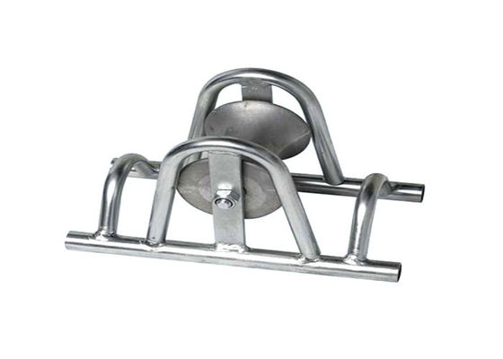 عجلة كابل خط مستقيم من الألومنيوم الثقيل مع قدرة كابل قطرها 3 بوصة وتصميم مقاوم للتآكل